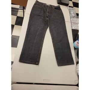 Beyond The Limit Jeans Mens W38 L32 Denim Pants Classic‎ Fit Casual Black Wash